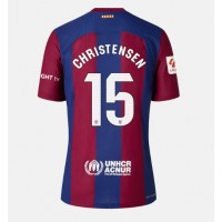 Billiga Barcelona Andreas Christensen #15 Hemma fotbollskläder Dam 2023-24 Kortärmad